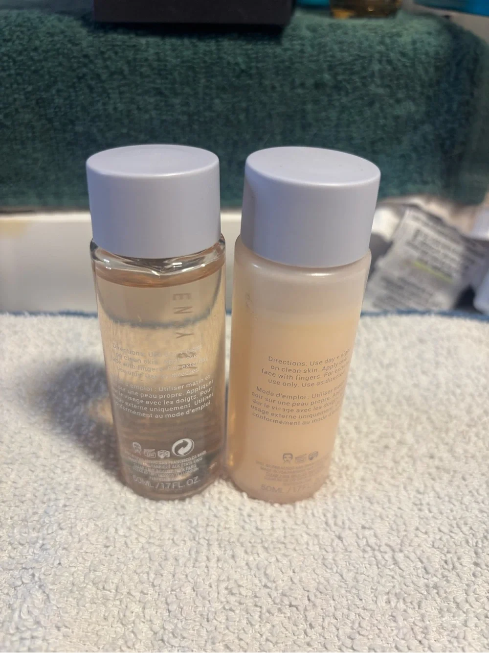Fenty Beauty Fat Water Toner - Clear & Peach Bottles
